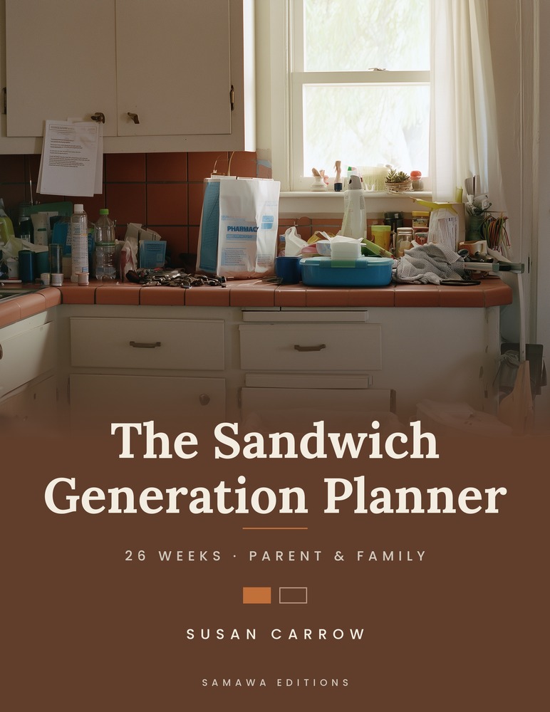 The Sandwich Generation Planner, a weekly planner for caring for parents and children at once.